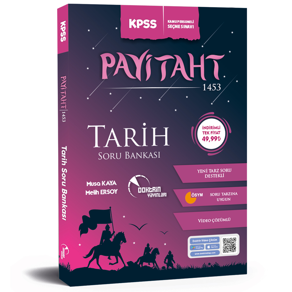 2024 KPSS Payitaht 1453 Tarih Soru Bankası (Video Çözümlü)