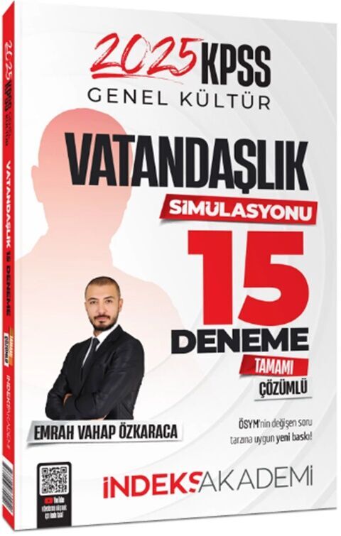 İndeks Akademi 2025 KPSS Vatandaşlık Simülasyonu 15 Deneme Çözümlü 