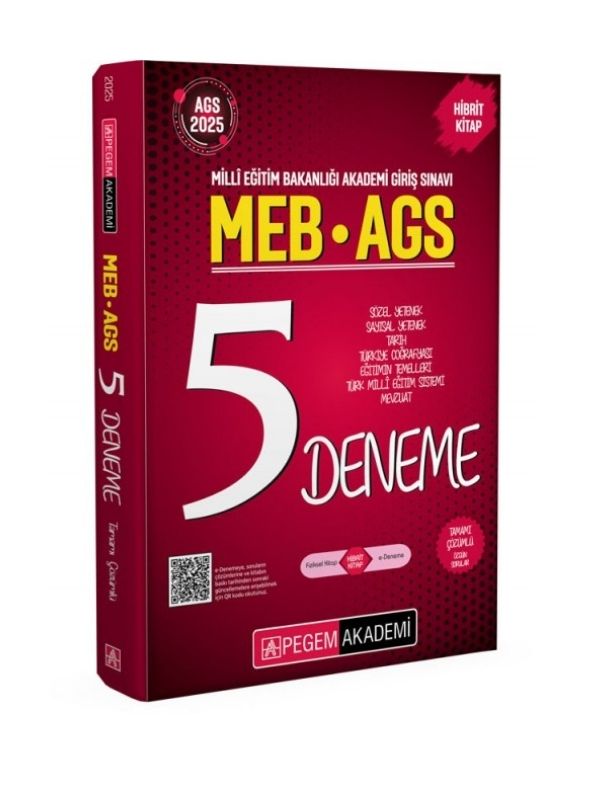 2025 MEB-AGS Tamamı Çözümlü 5 Deneme