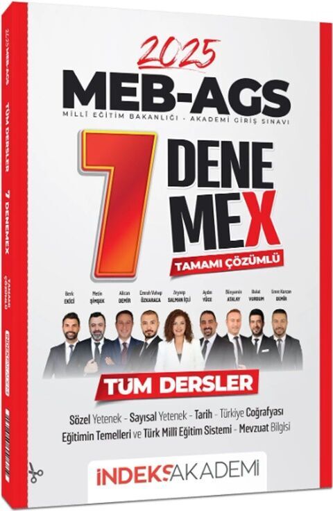 İndeks 2025 MEB-AGS Tamamı Çözümlü 7 Deneme