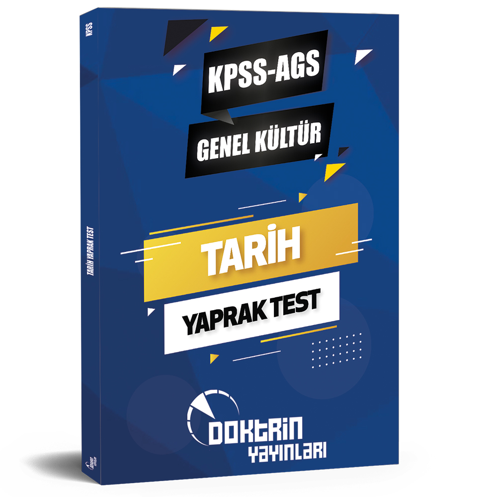 2026 KPSS-AGS Tarih Yaprak Test