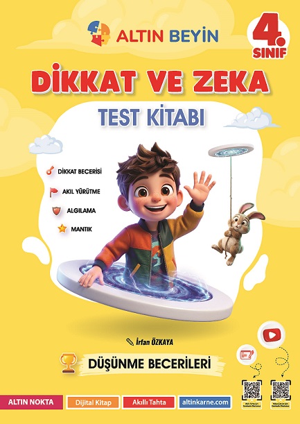 4. Sınıf Altın Beyin Dikkat Ve Zeka Kitabı