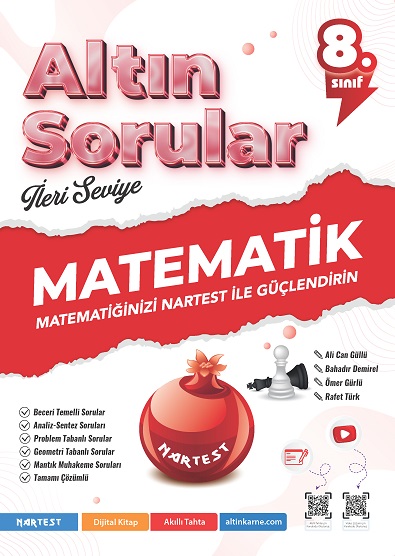 Nartest 8. Sınıf LGS Altın Sorular Matematik Soru Bankası