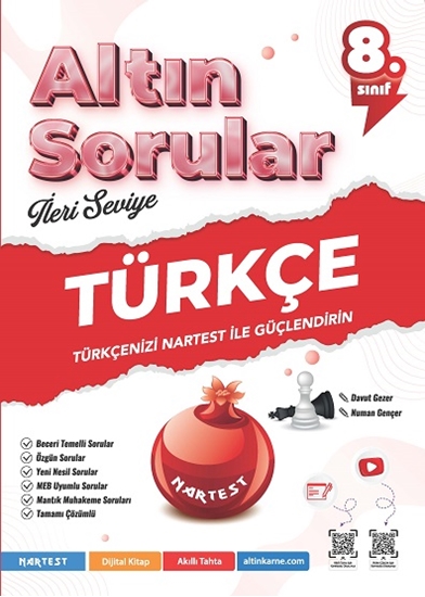 Nartest 8. Sınıf LGS Altın Sorular Türkçe Soru Bankası