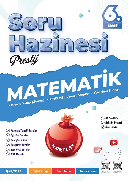 Nartest 6. Sınıf Matematik Soru Hazinesi (Maarif Model)